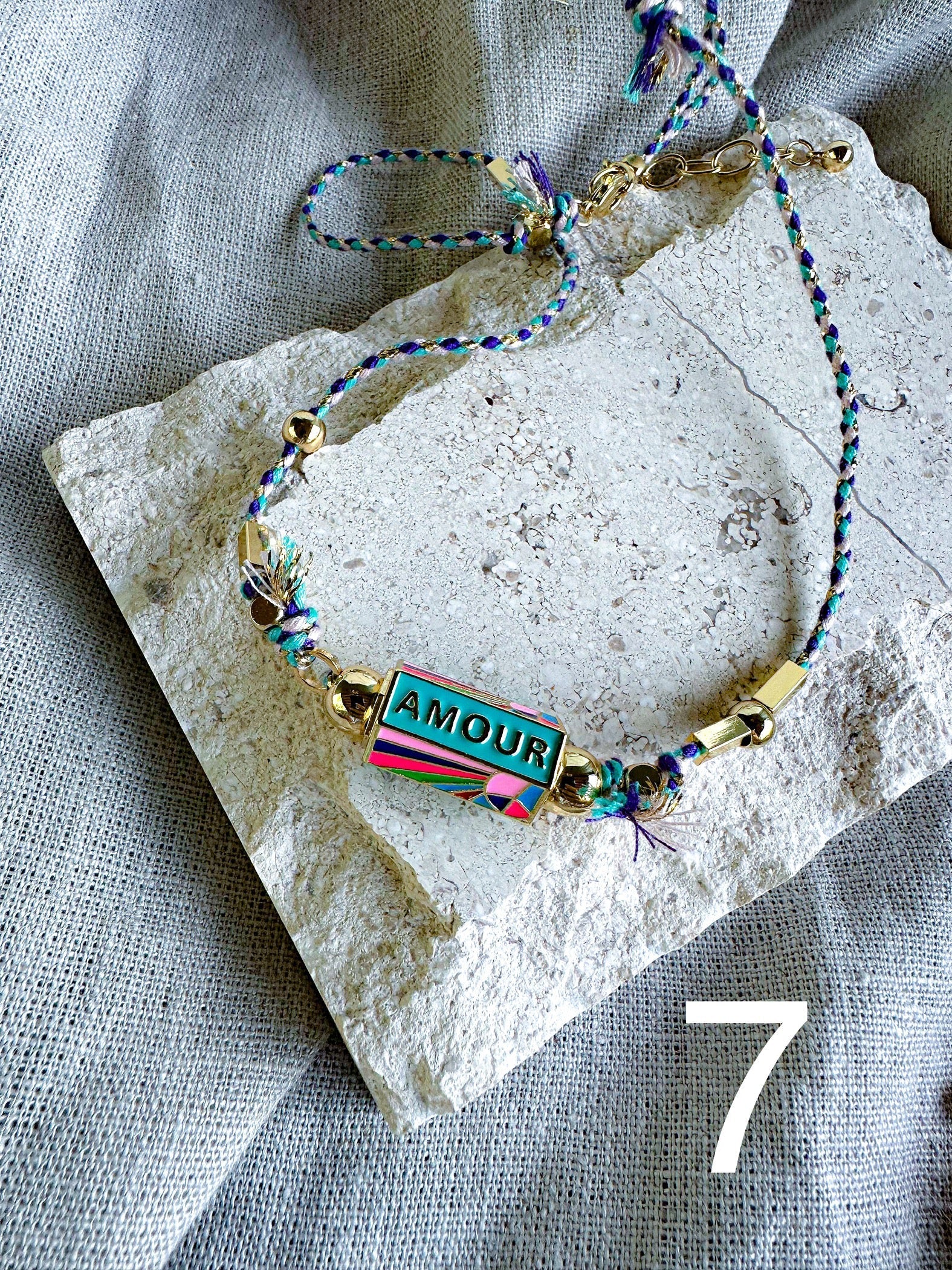 Enamel Barrel Necklace