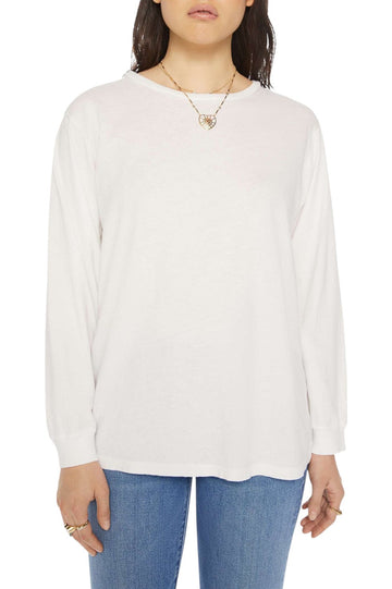 The Long Sleeve Rowdy - Bright White