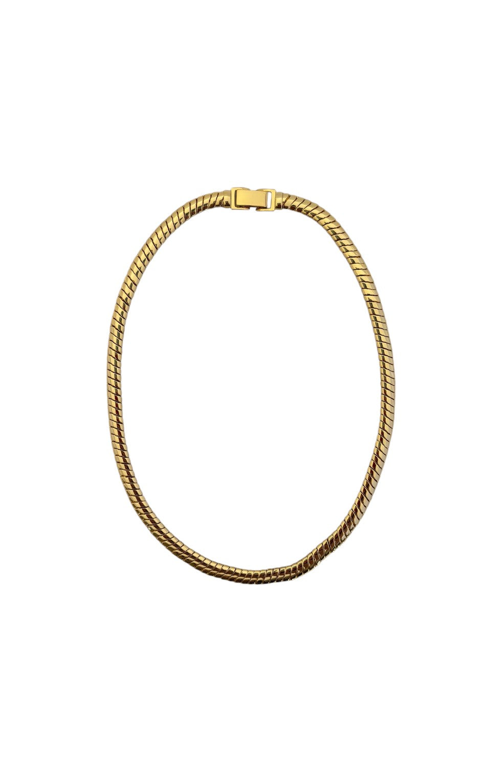 Wide Snake Chain - Gold
