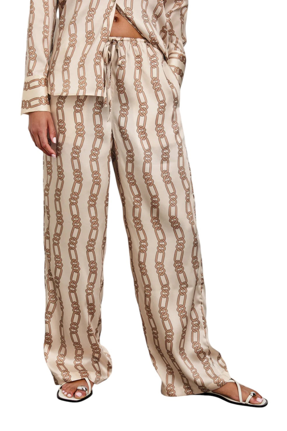 Damani Pant - Ivory Gold Link