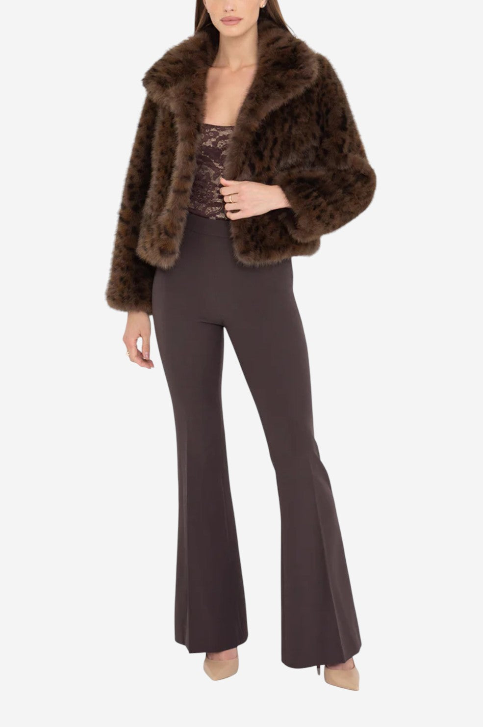 Lexy Leopard Faux fur Jacket - Leopard