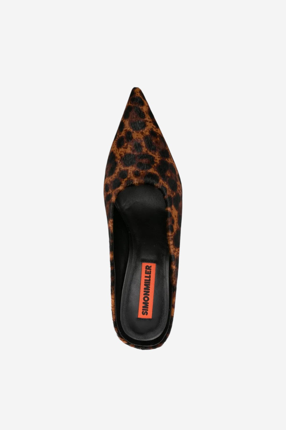 *PRE-ORDER* Haircalf Pointed Gala Mule - Leopard