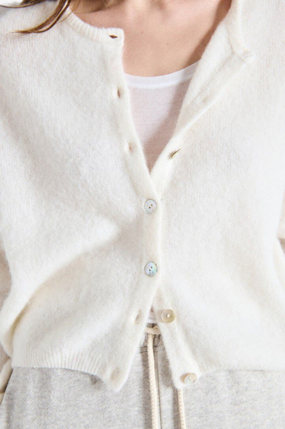 Vitow Cardigan - Blanc