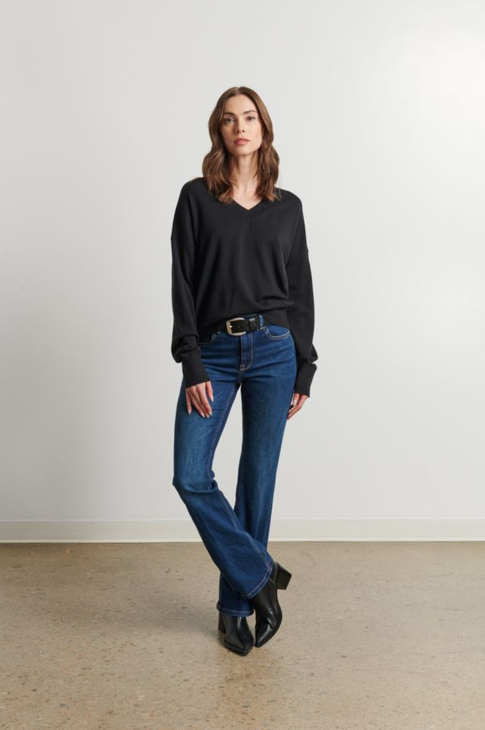 The Taylor Sweater - Caviar