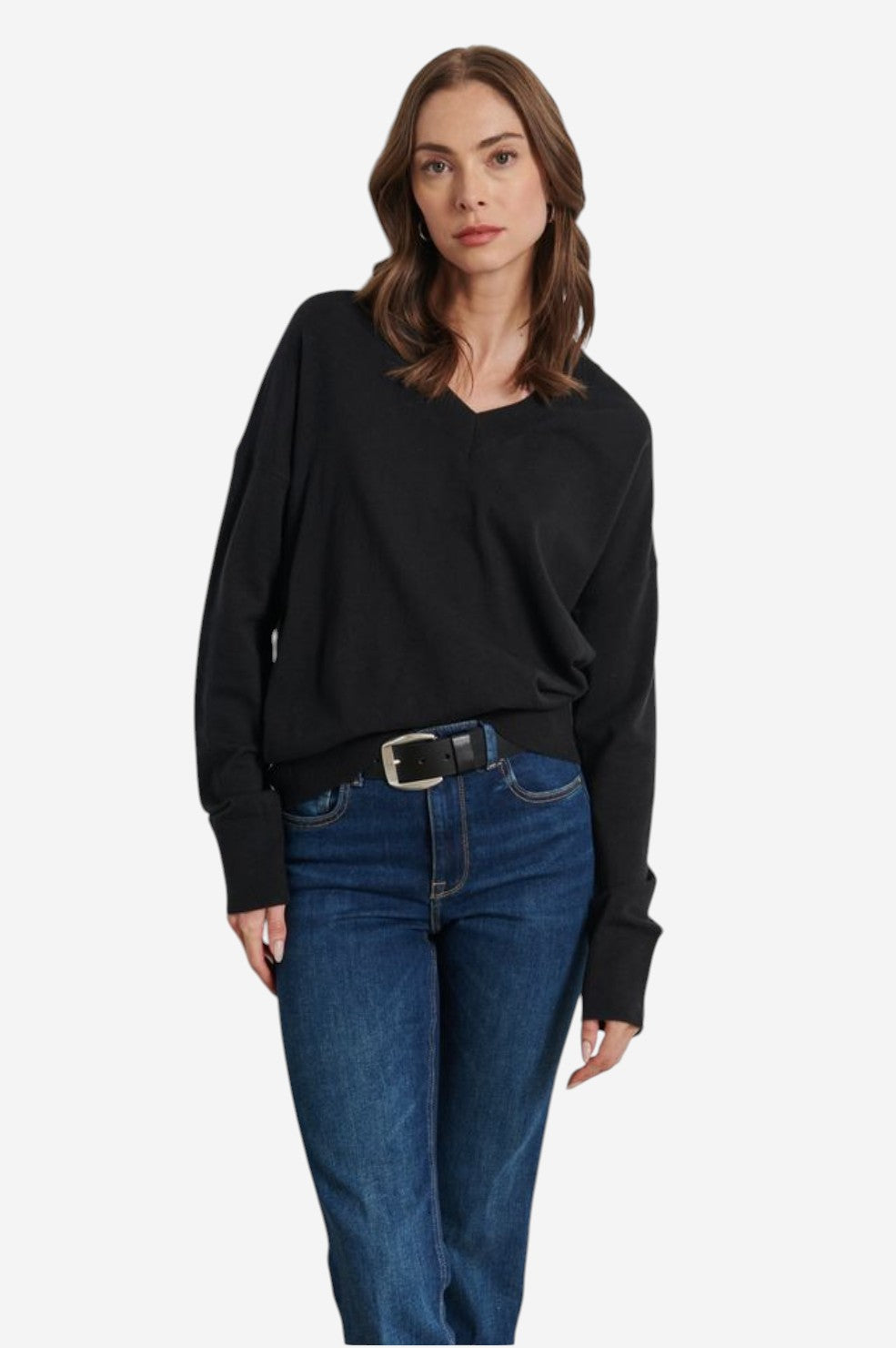 The Taylor Sweater - Caviar