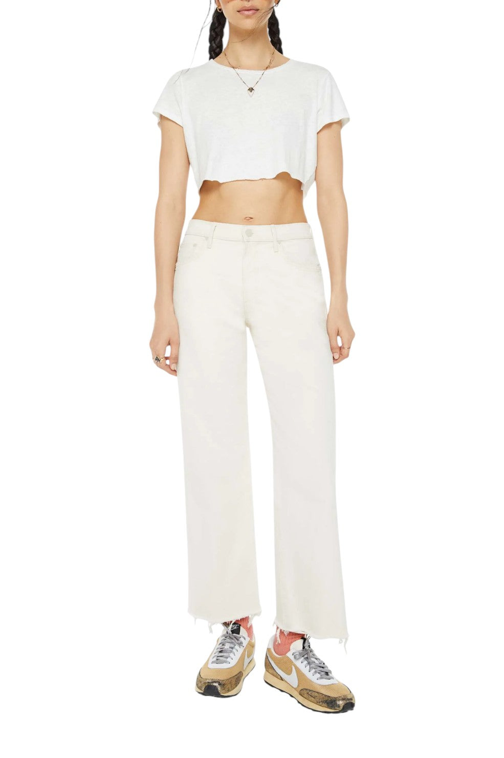 The Mid Rise Maven Ankle Fray - Act Natural