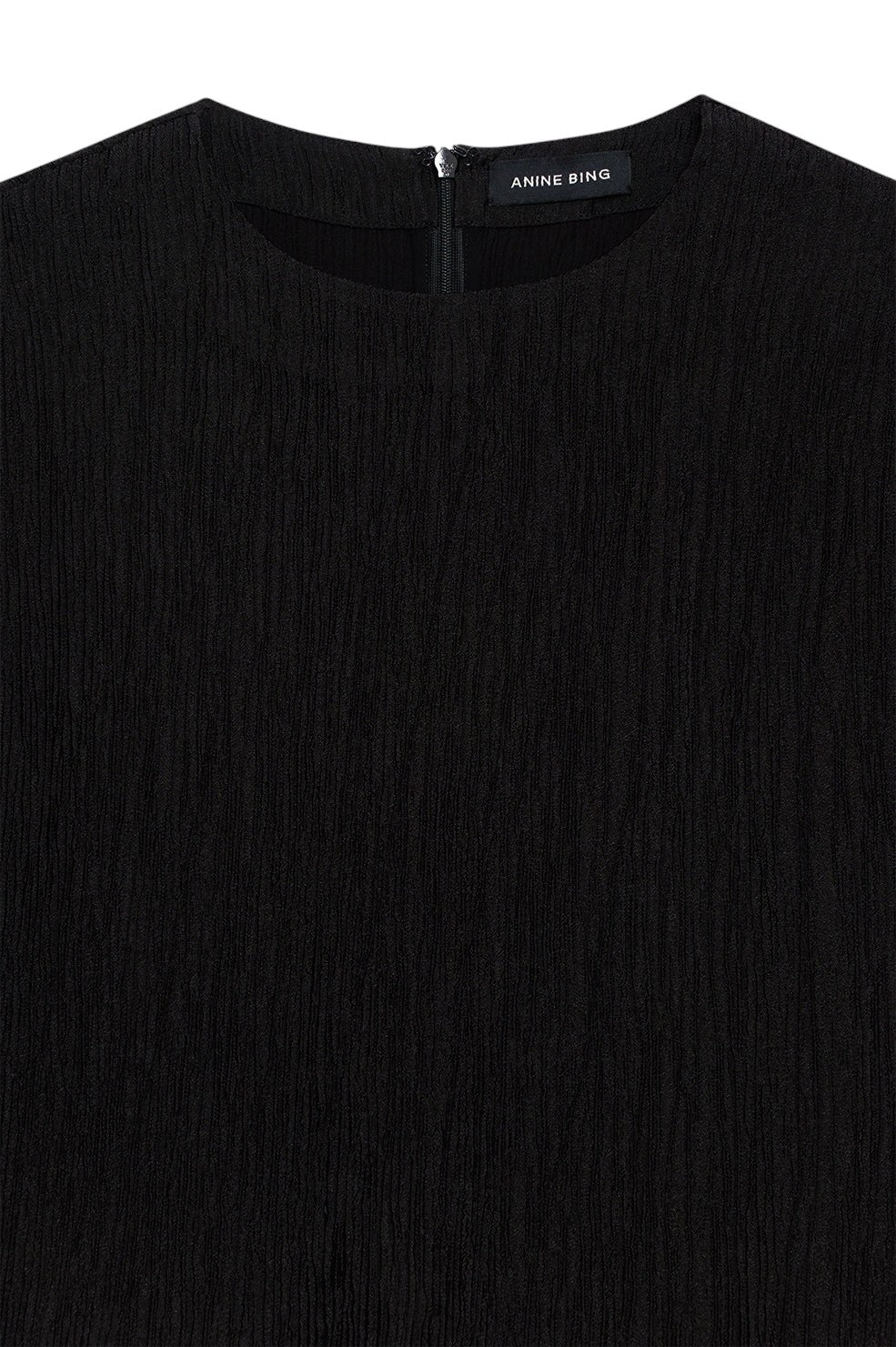 Jollie Top - Black Crinkle