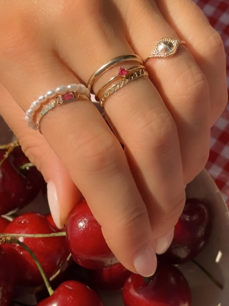 Cubano Chain Ring - Solid 14k Gold