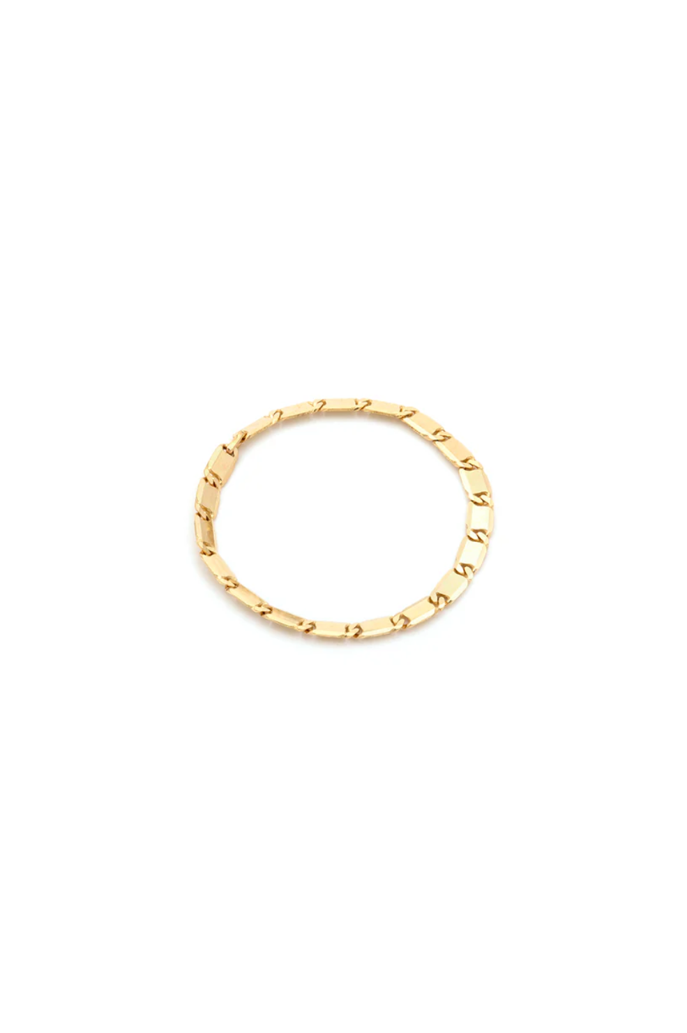Nostalgia Chain Ring - Solid 14k Gold