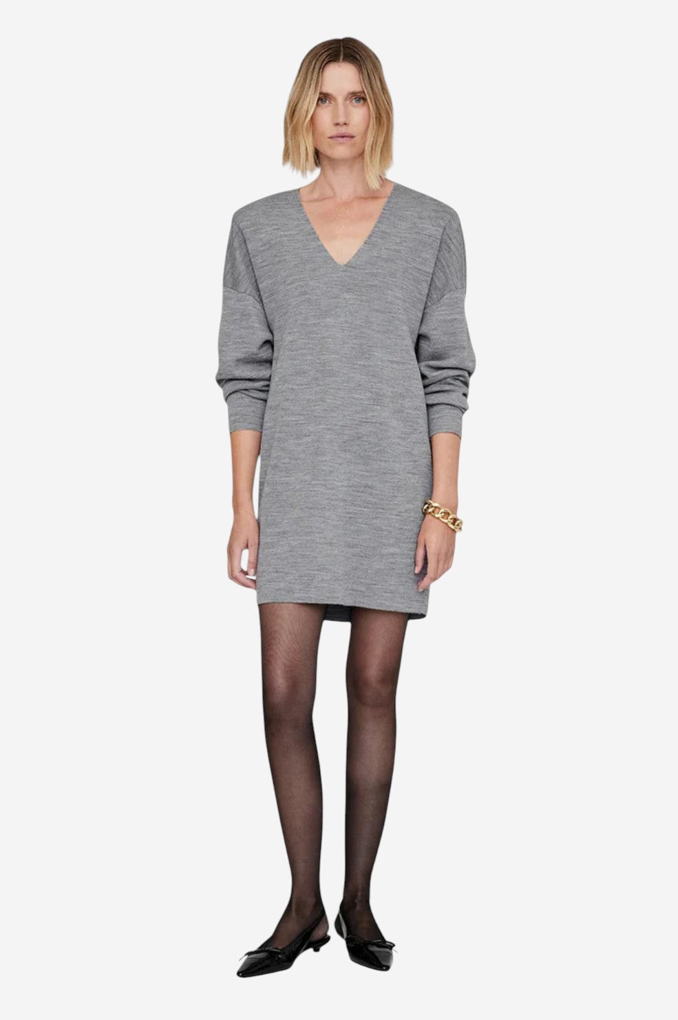 Essex Dress - Grey Melange