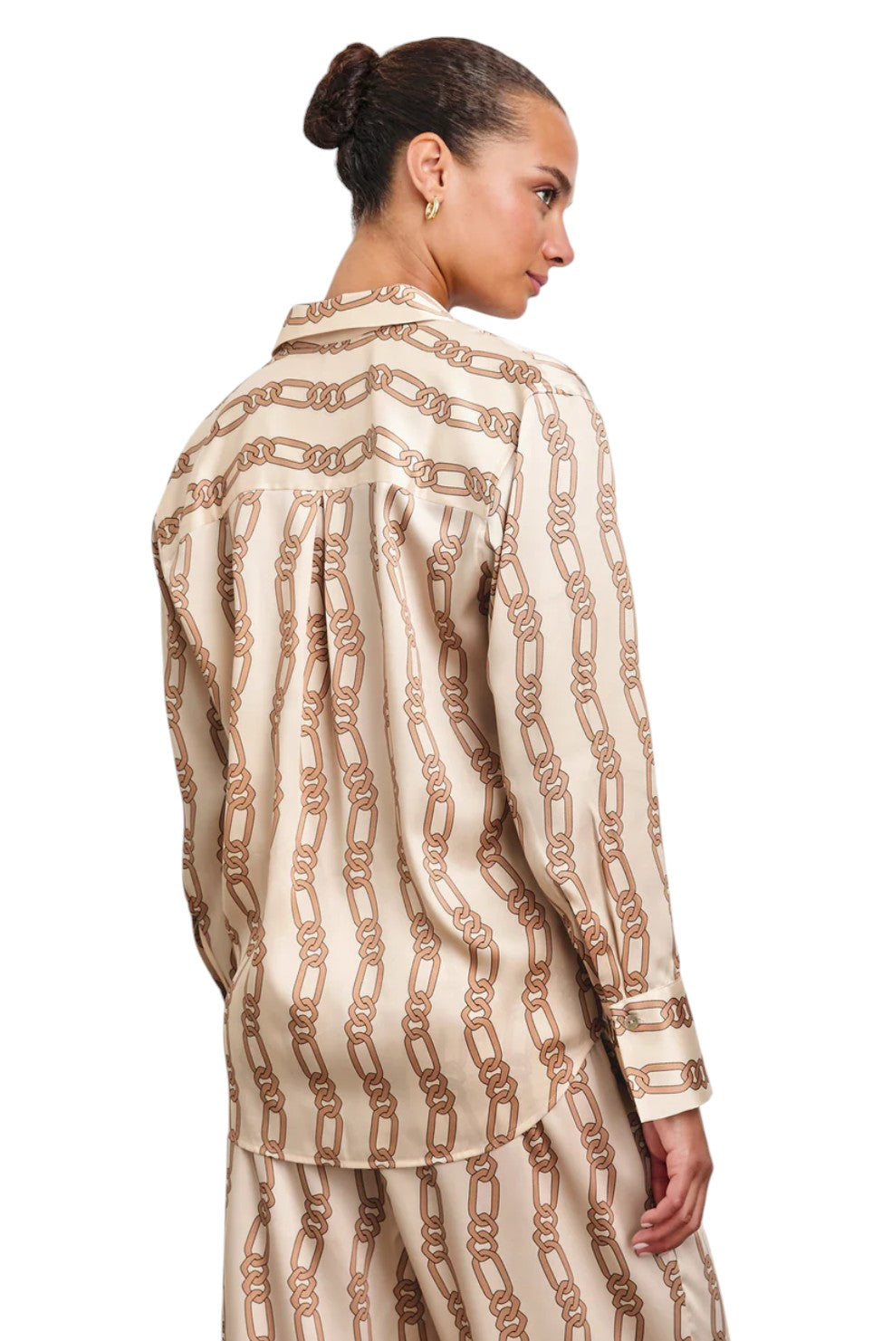 Ledger Top - Ivory Gold Link