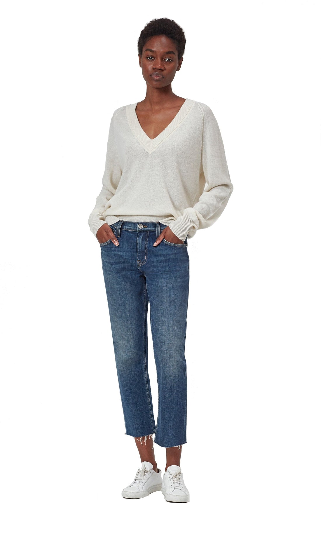 Madalene V-Neck Cashmere Sweater