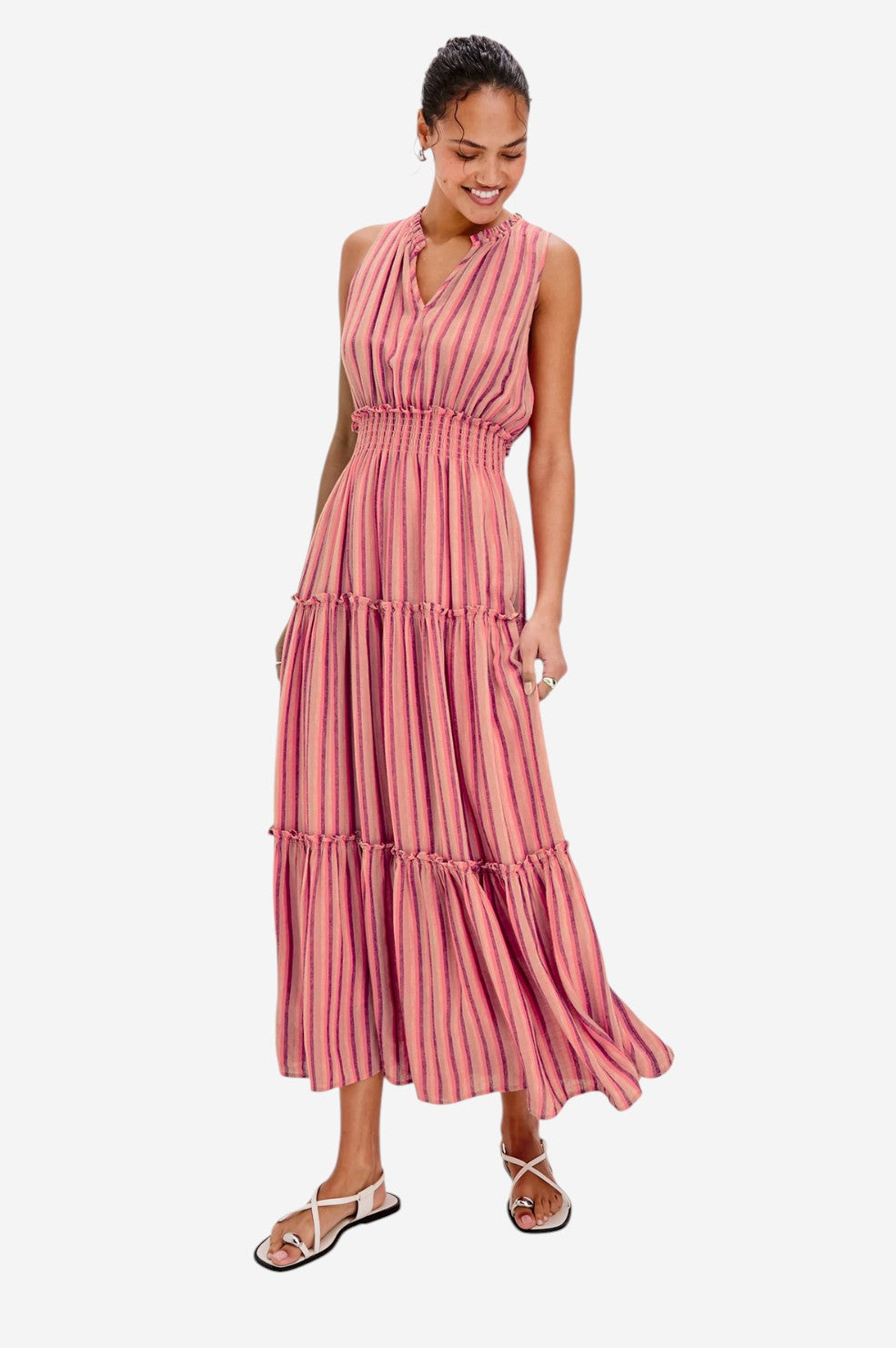 Loulou Dress - Cabana Stripe