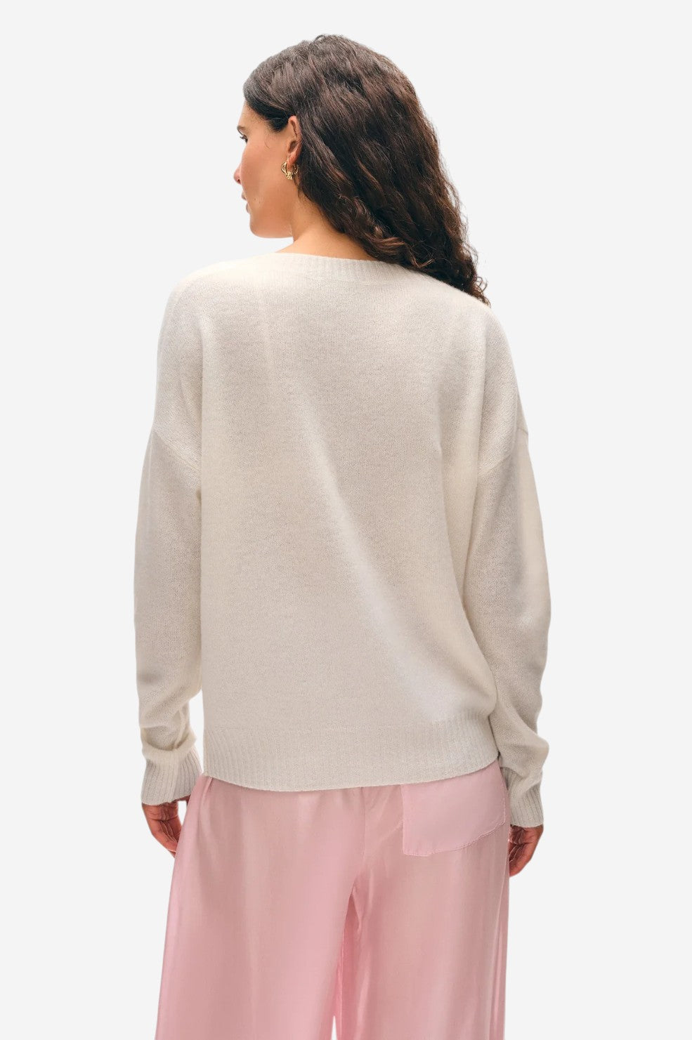 Cashmere Featherweight V Neck