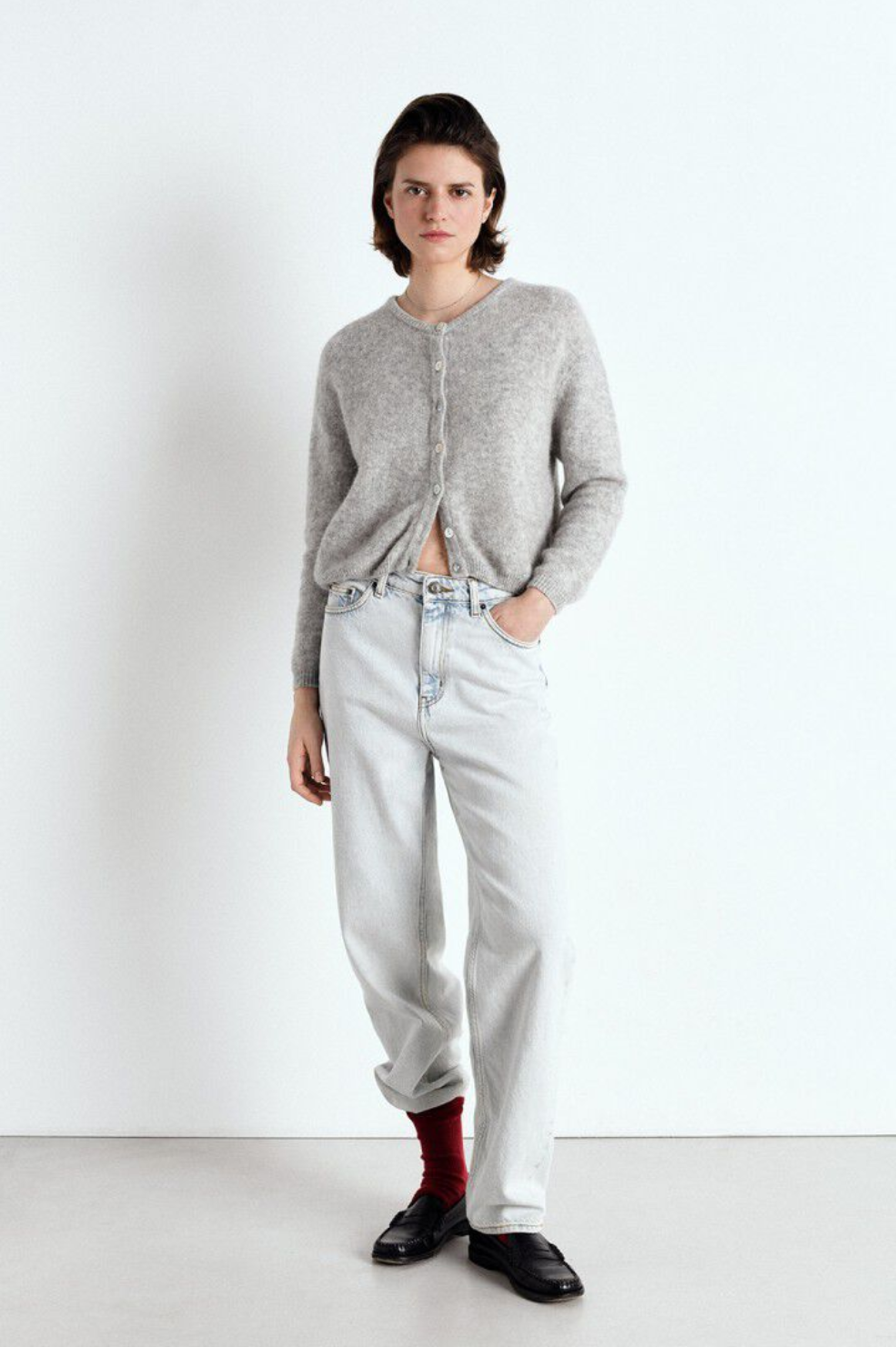 Vitow Cardigan - Light Grey