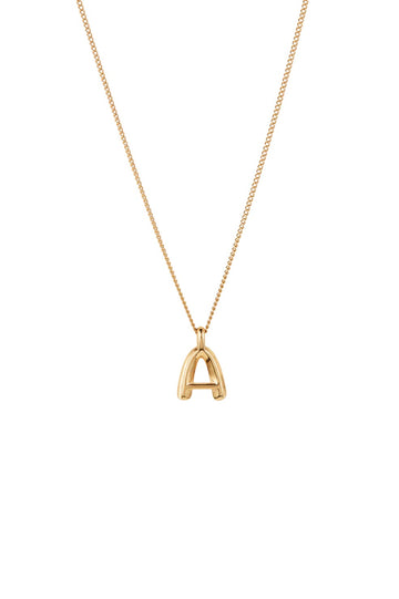Monogram Necklace - Gold