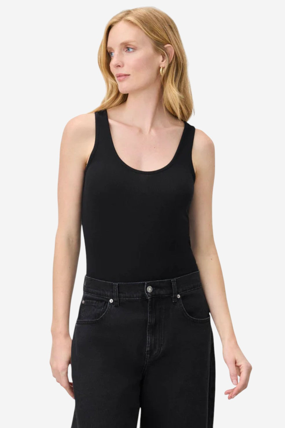 Zuma Rib Tank - Black