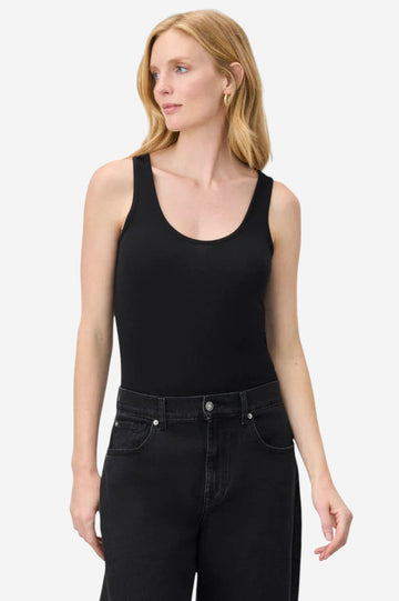 Zuma Rib Tank - Black