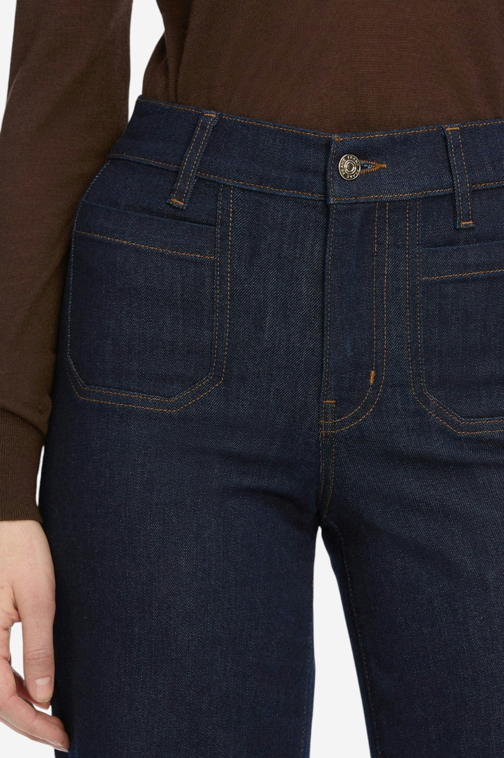 Le Slim Palazzo Modernist Pocket  - Rinse