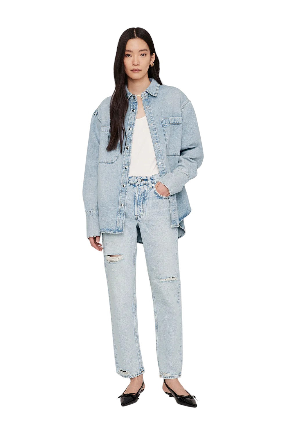 Dante Shirt - Bleached Blue