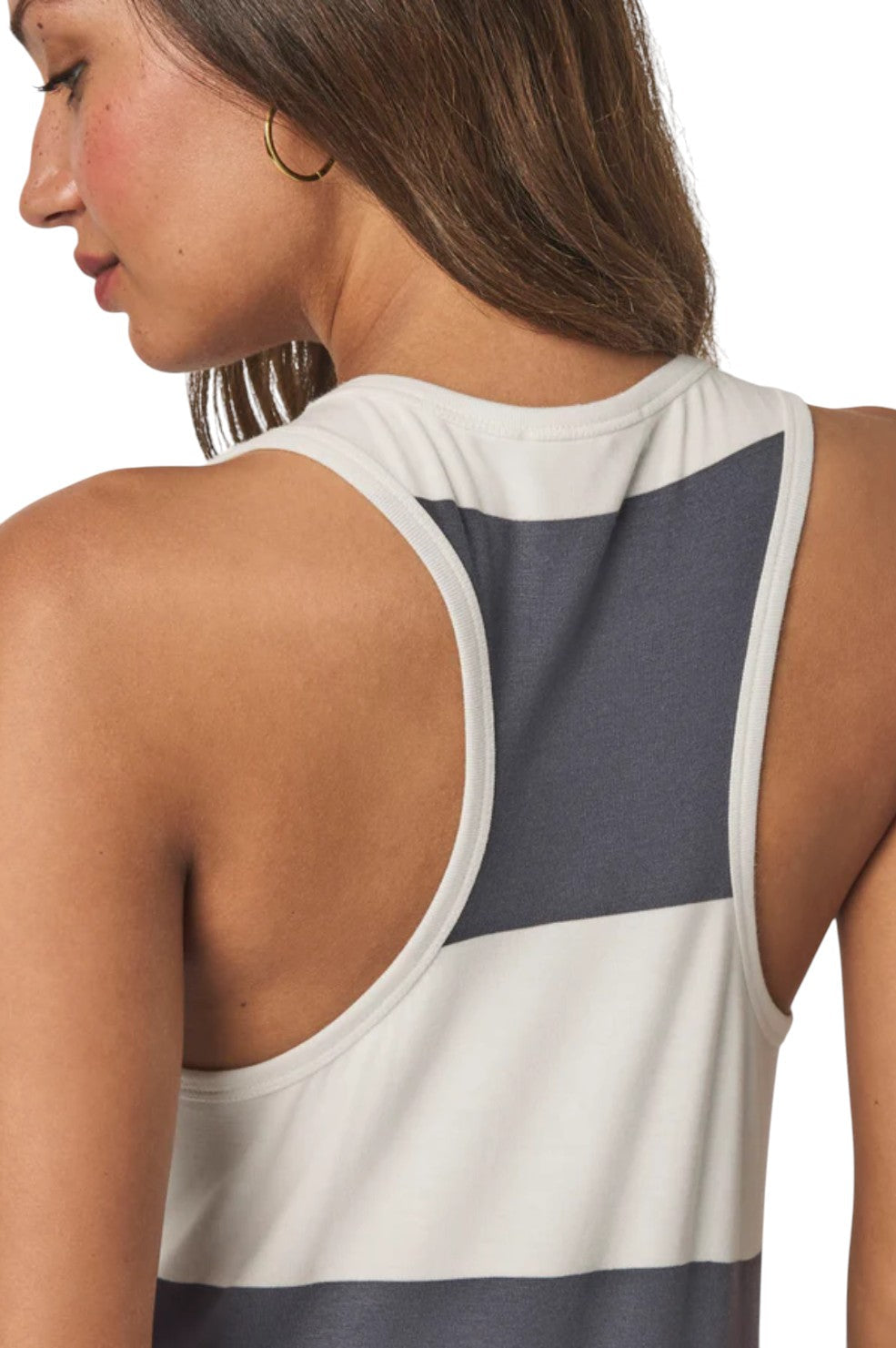 Jenna Stripe Dress - Ink Stripe