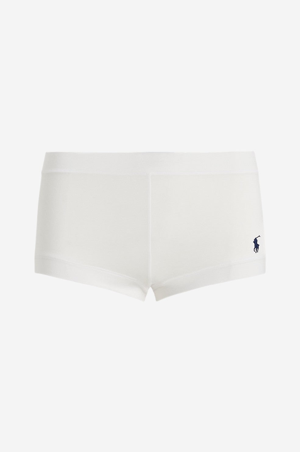 Stretch-Cotton Girl Short - White