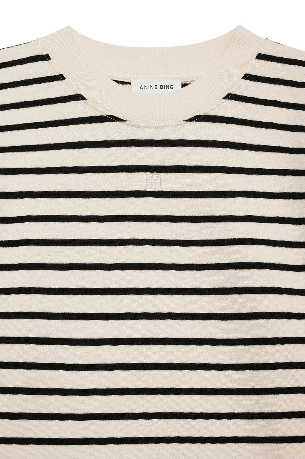 Mona Dress - Black Stripe French Terry