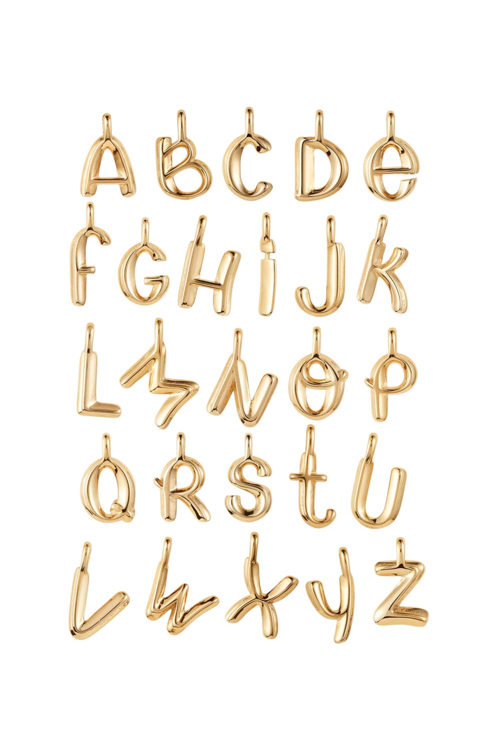 Monogram Necklace - Gold