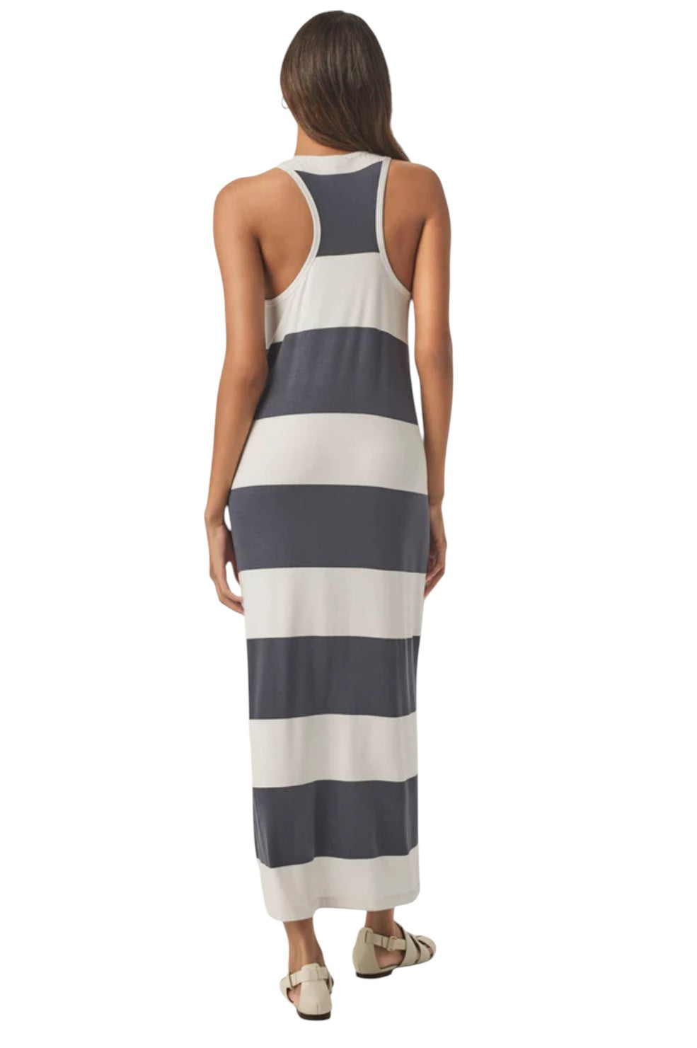 Jenna Stripe Dress - Ink Stripe