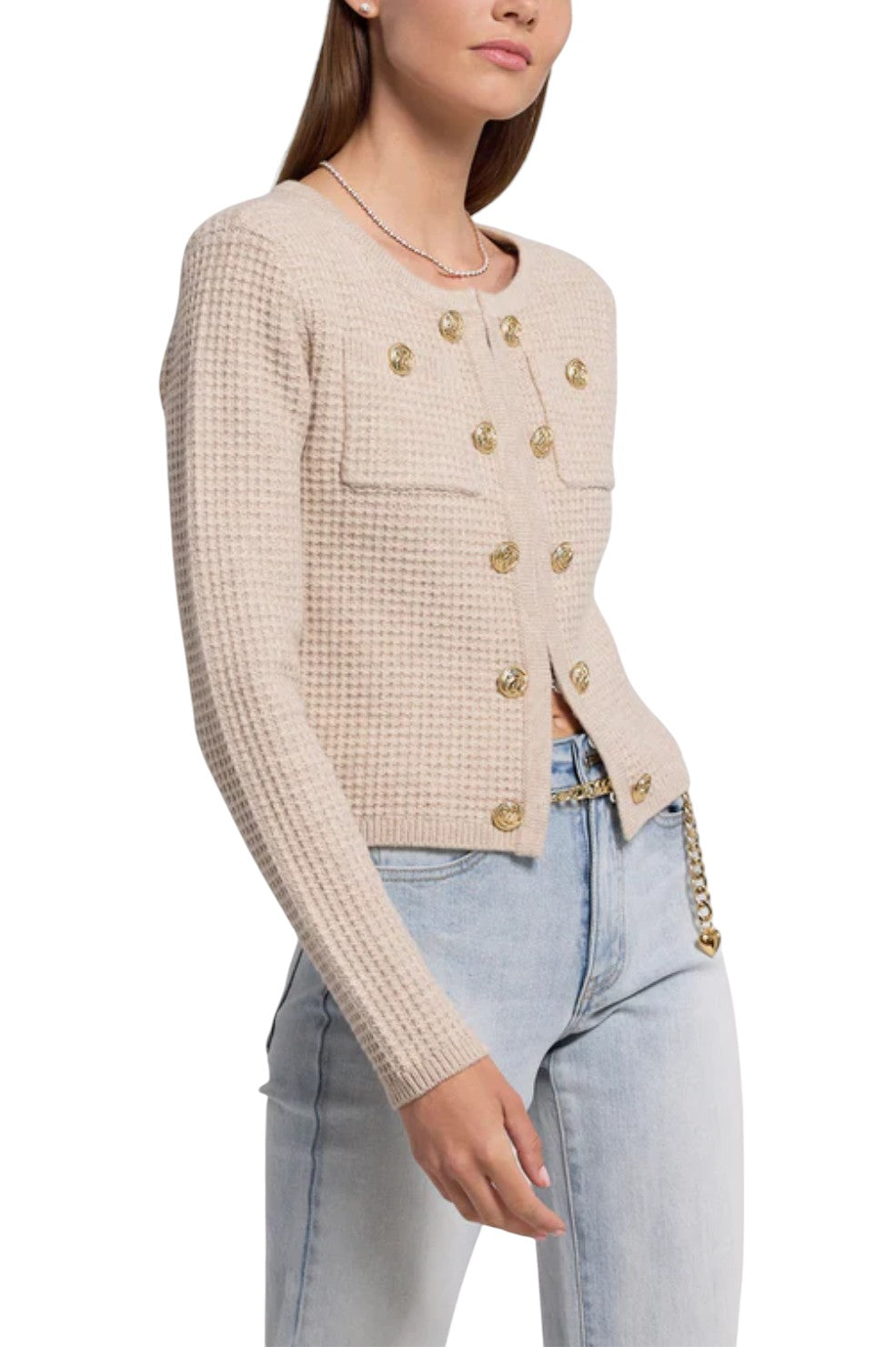 Cypress Knit Cardigan - Heather Oatmeal