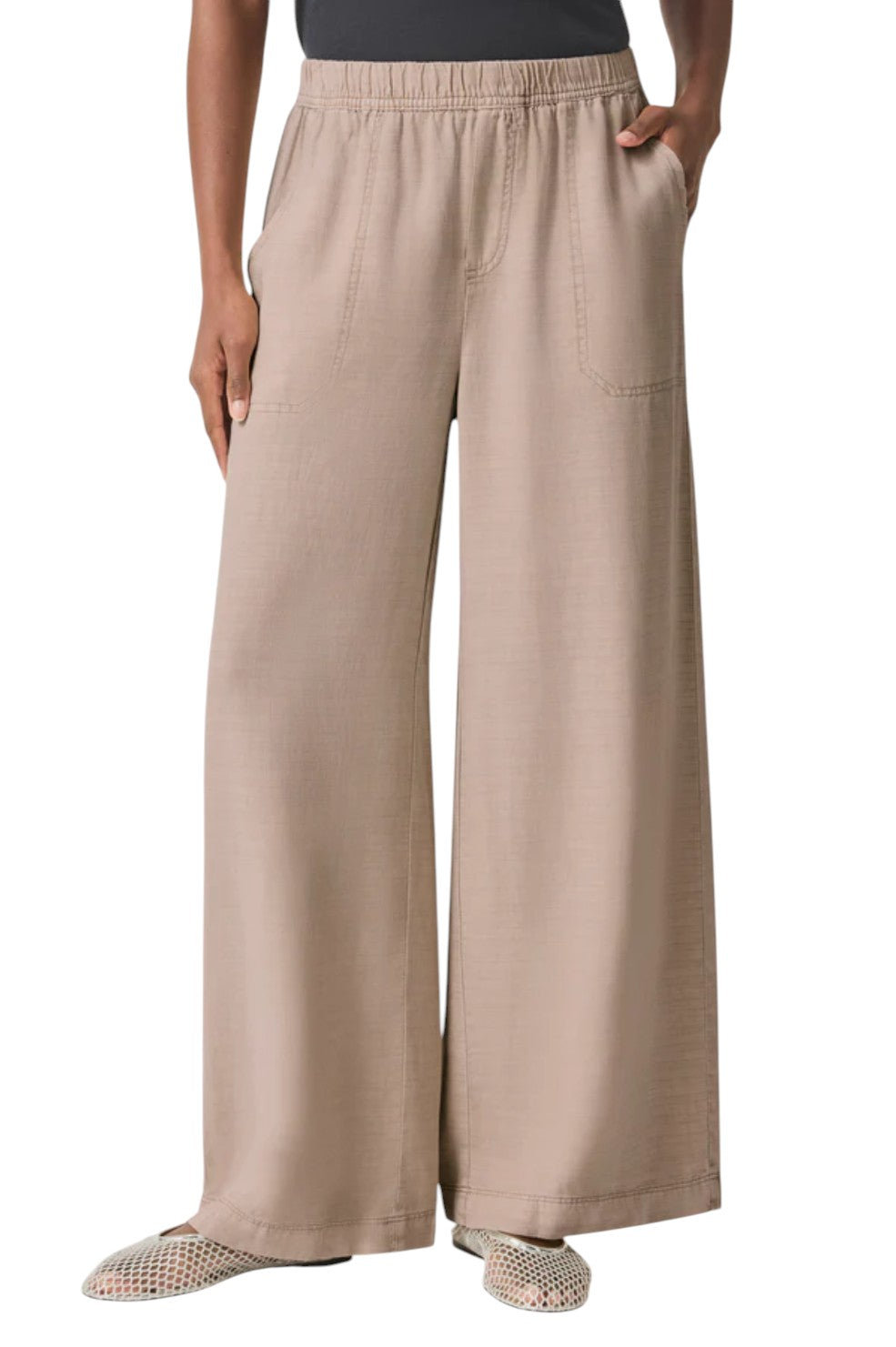 Angie Palazzo Pant - Fawn