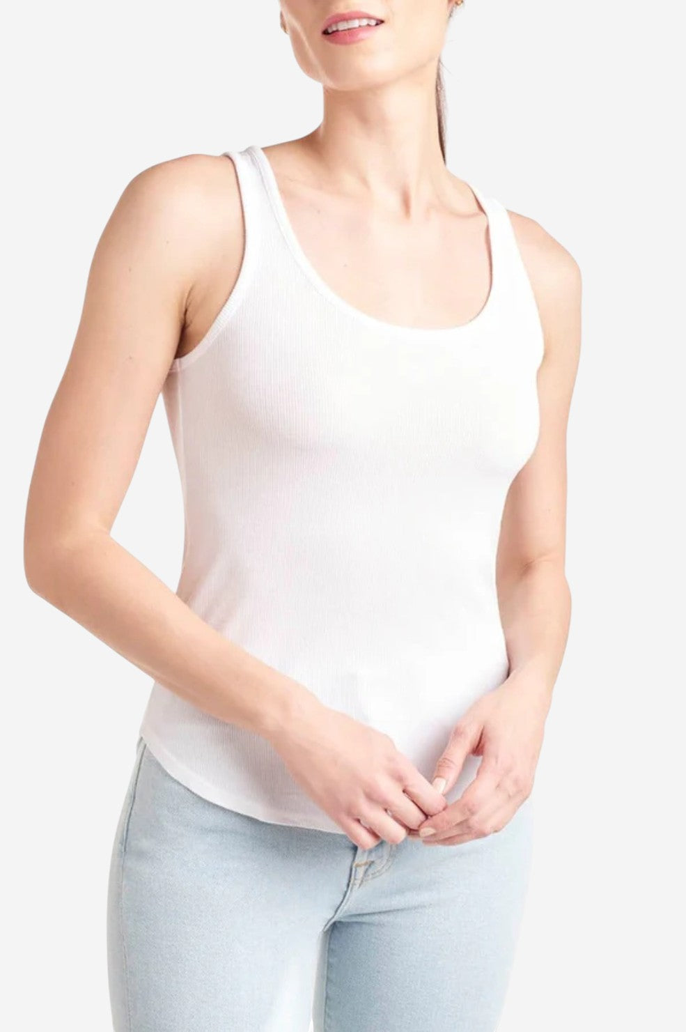 Zuma Rib Tank - White