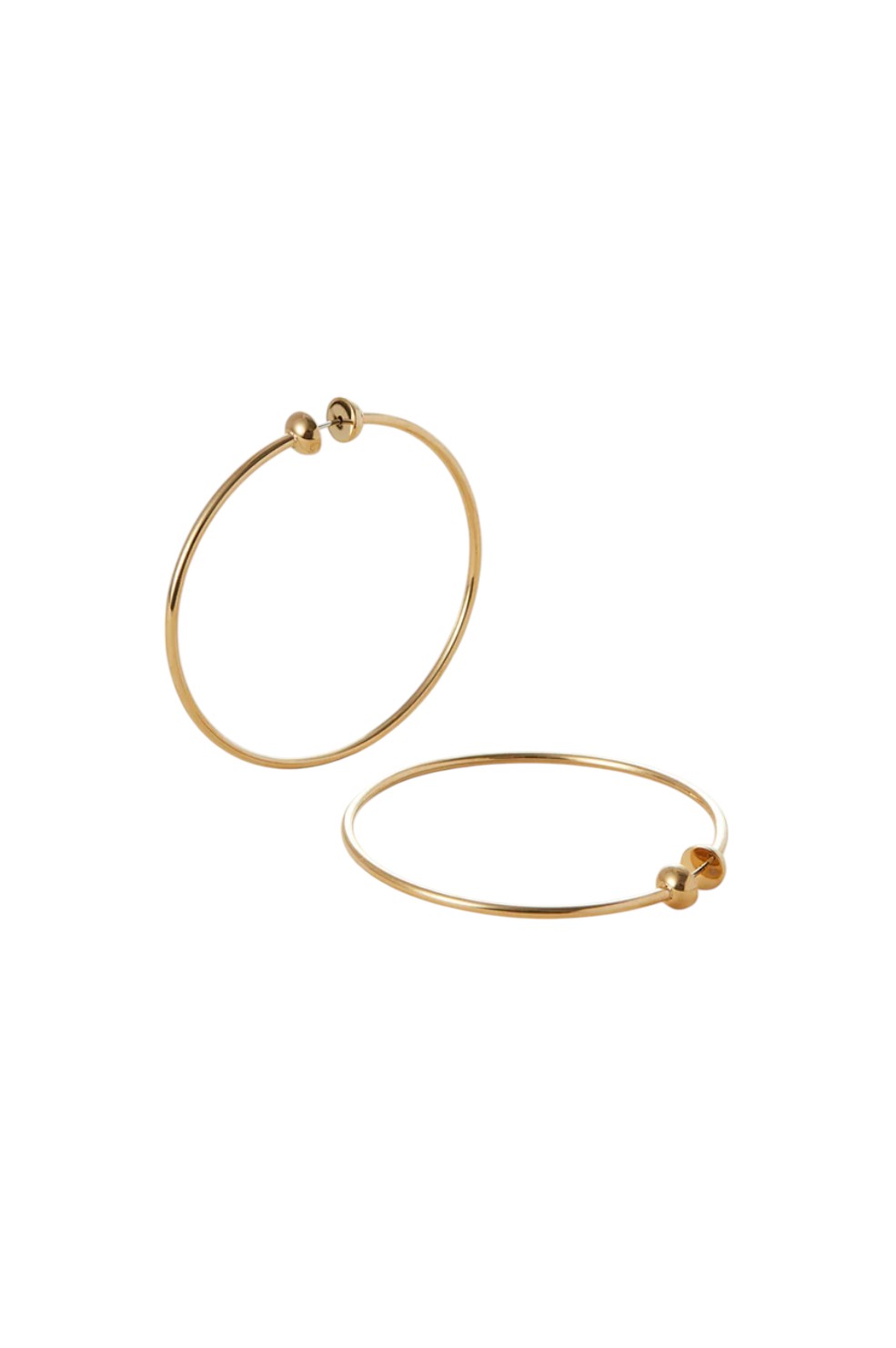 Medium Icon Hoops - Gold