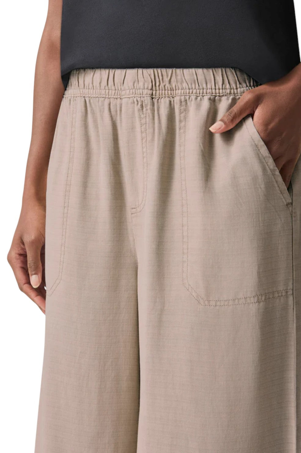 Angie Palazzo Pant - Fawn