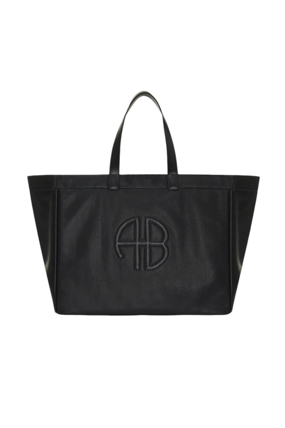 Large Rio Tote - Black Recycled Leather