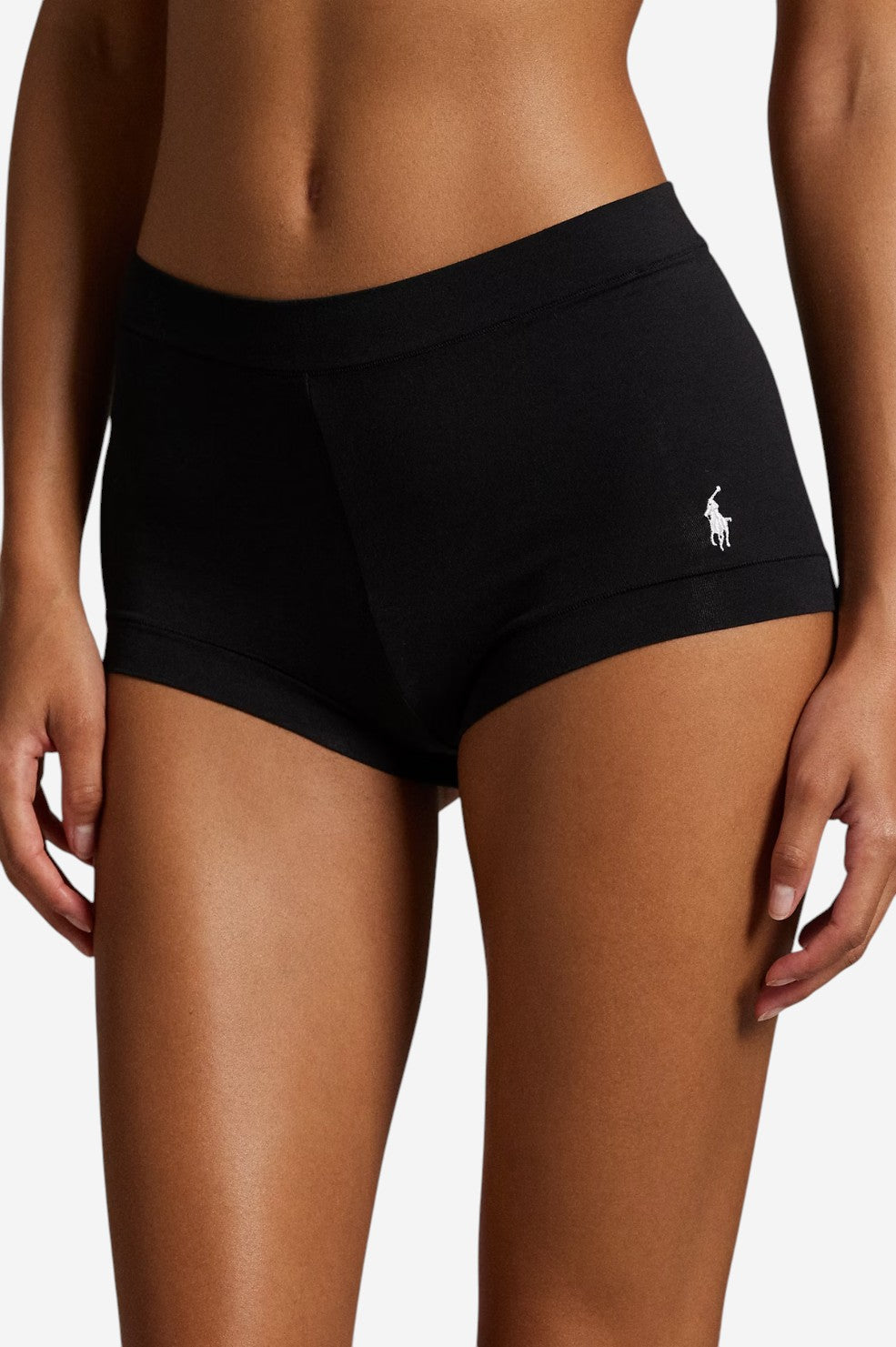 Stretch-Cotton Girl Short - Onyx