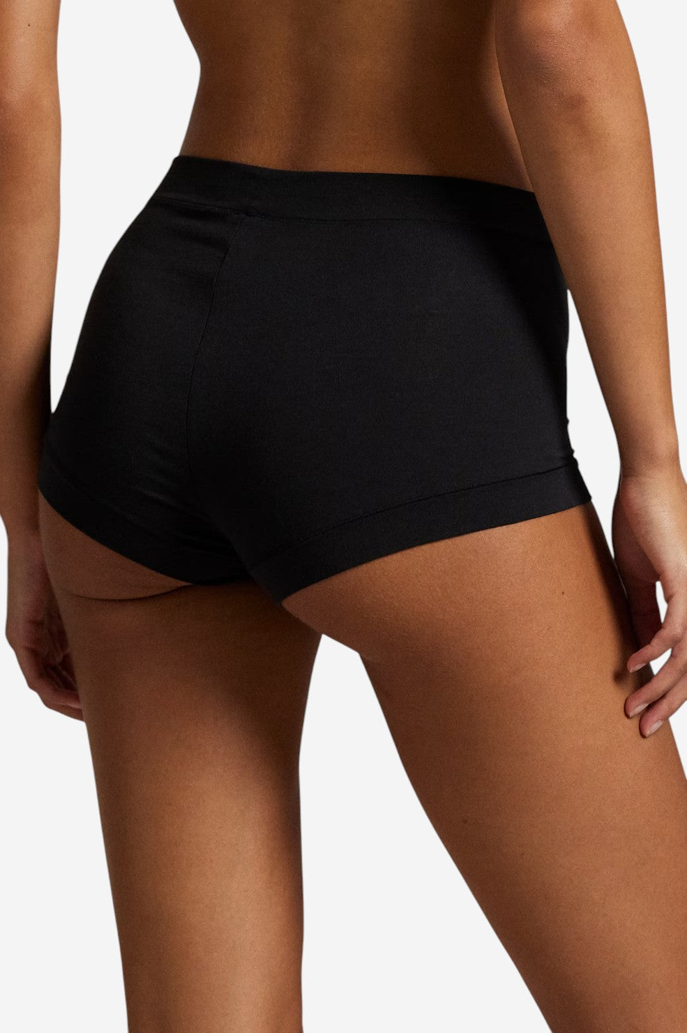 Stretch-Cotton Girl Short - Onyx