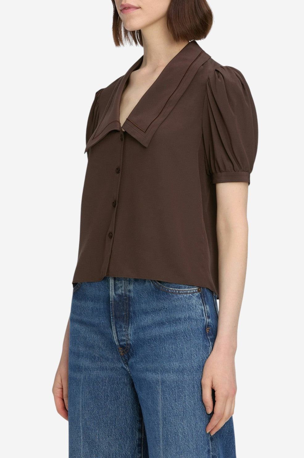 The Sailor Blouse - Coffee