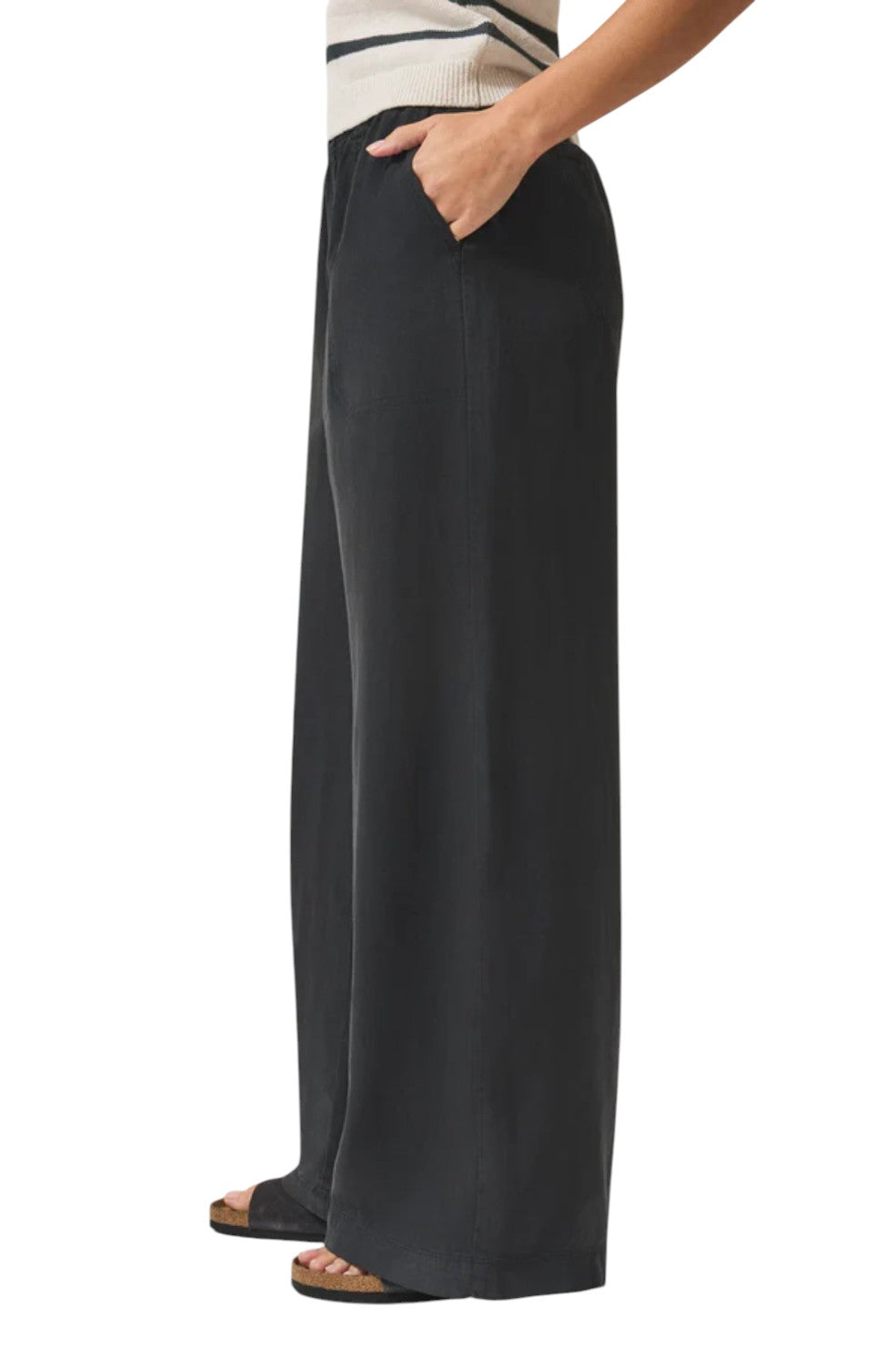 Angie Palazzo Pant - Black