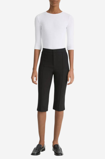 Elbow-Sleeve Crew Neck T-Shirt - Optic White