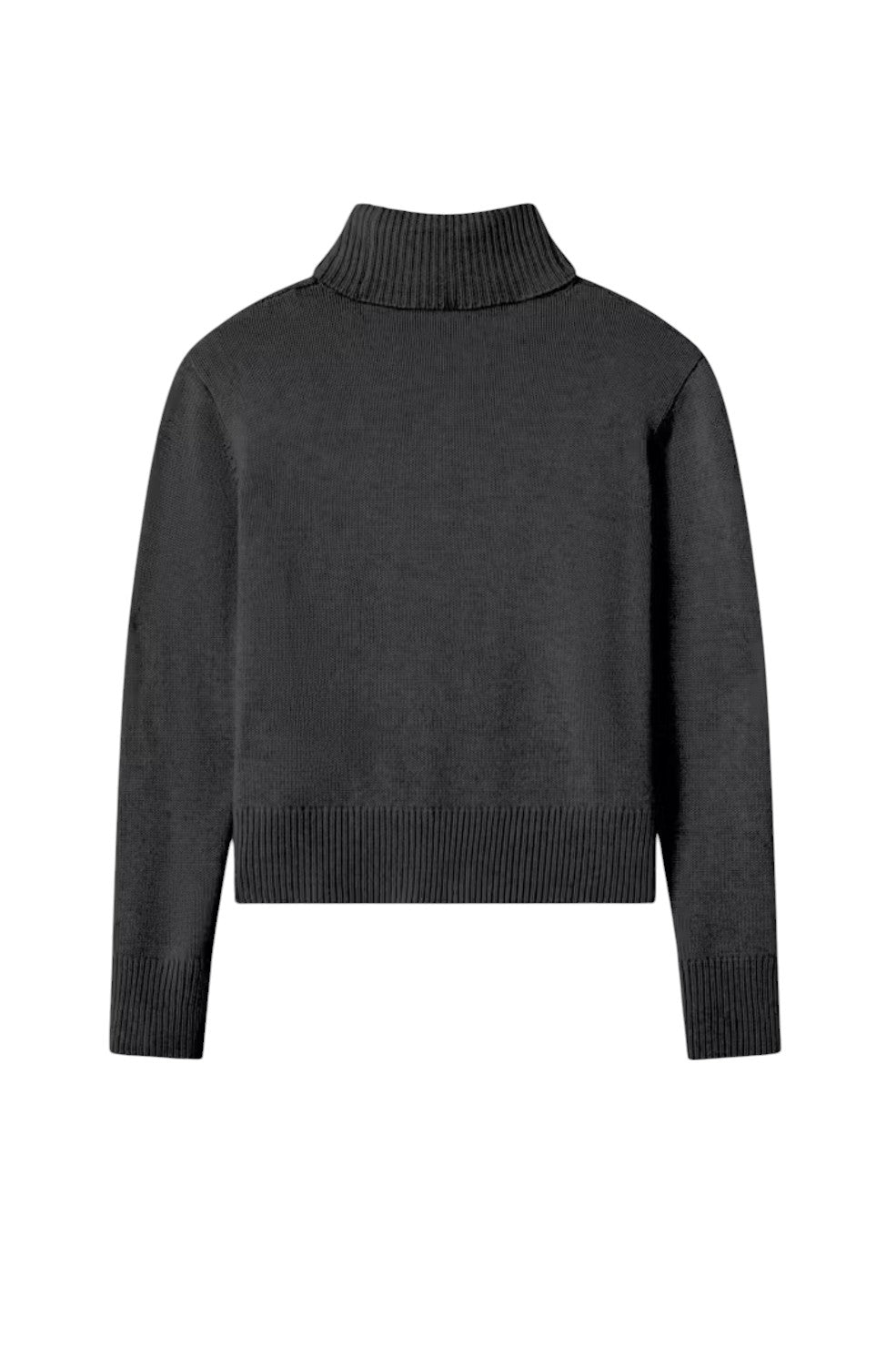 Clean Turtleneck Sweater - Charcoal Heather