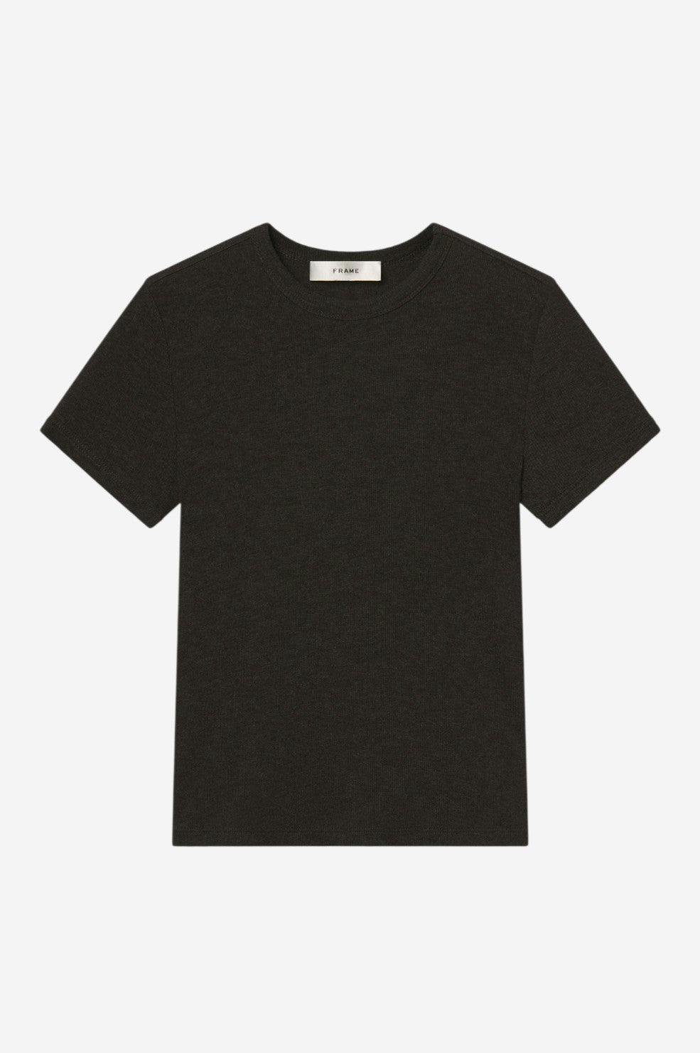 The Rib Baby Tee - Coffee Heather