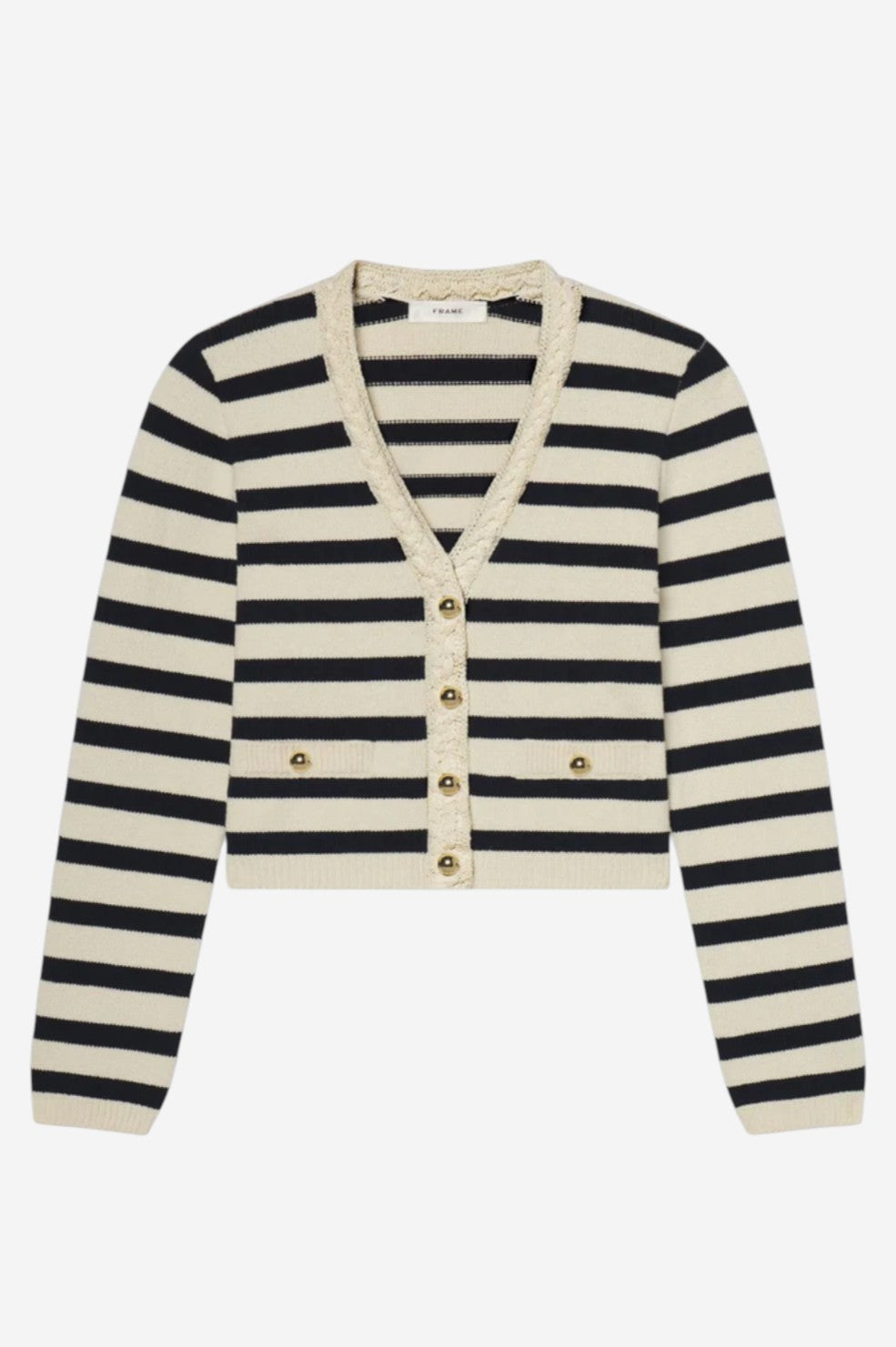 The Harbor Cardigan - Navy Multi