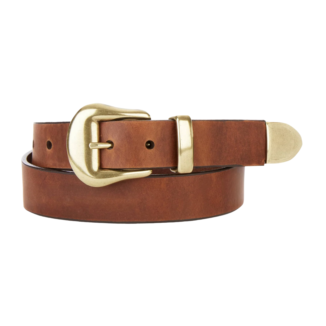 Joelle Bridle Belt - Gold/Brandy