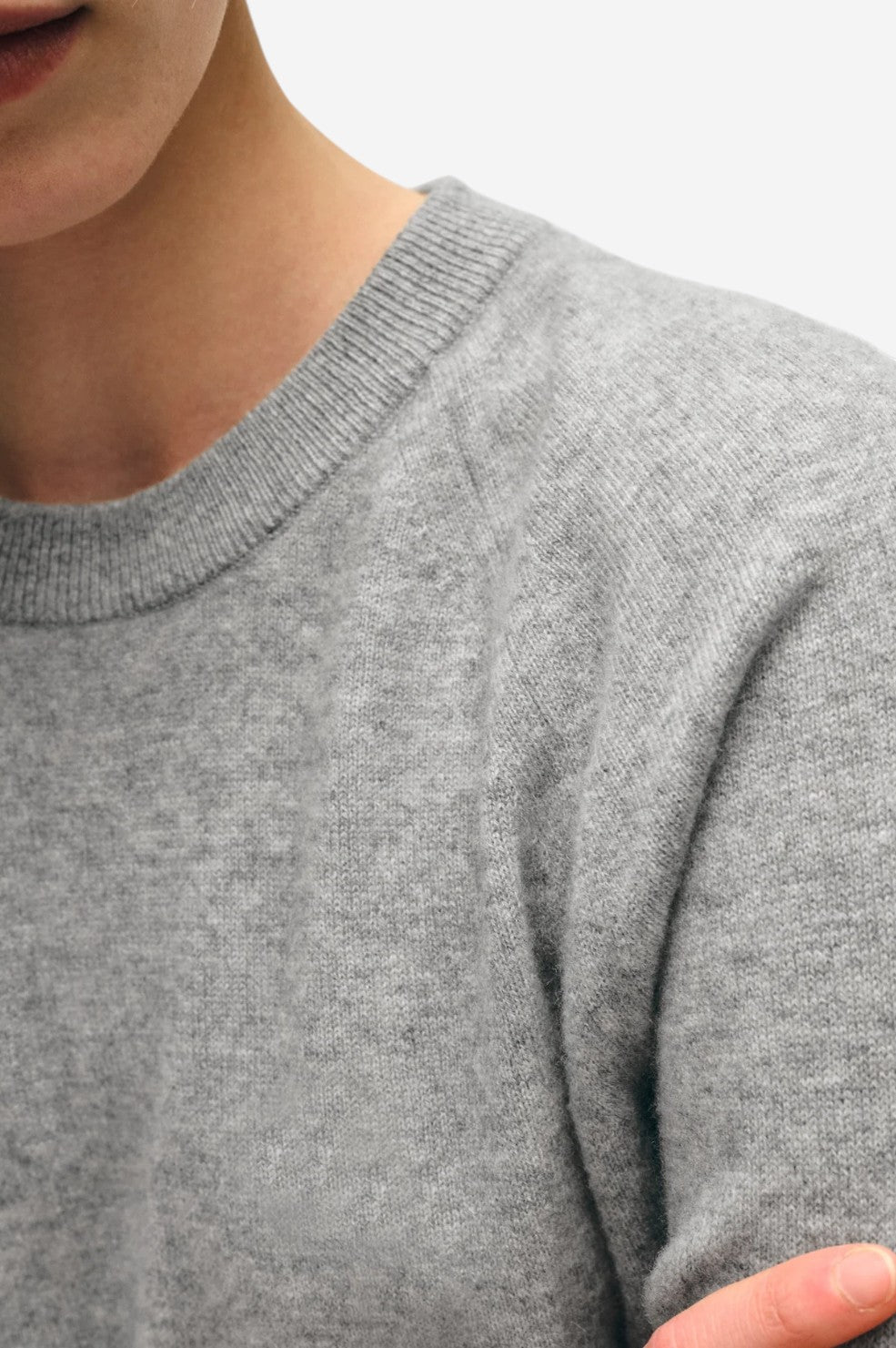 Cashmere Easy Sweatshirt - Grey Heather