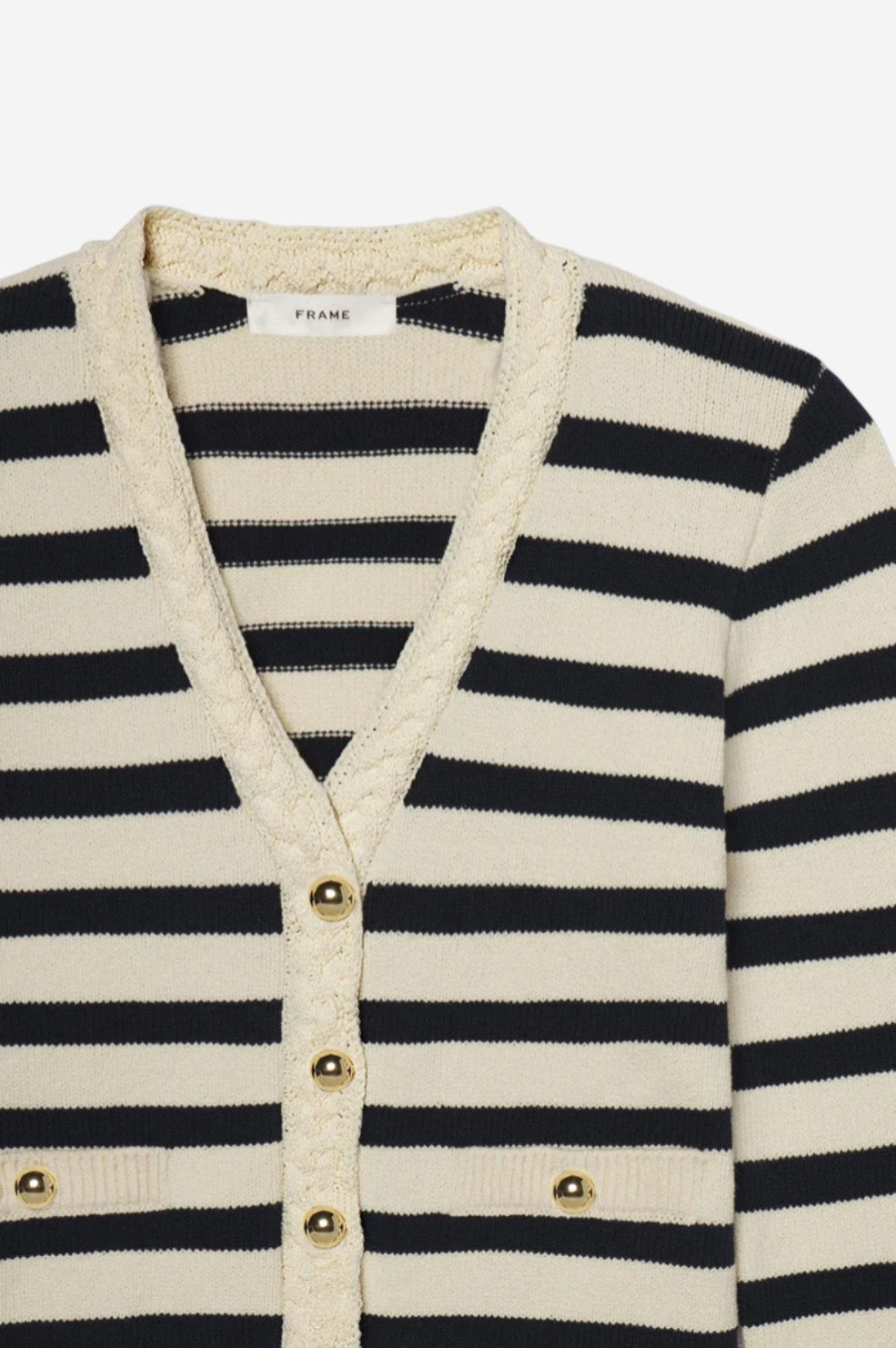 The Harbor Cardigan - Navy Multi