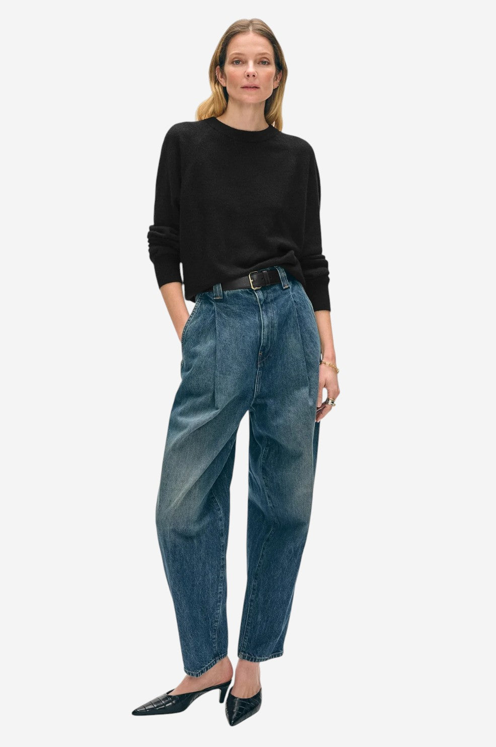 Cashmere Easy Sweatshirt - Black