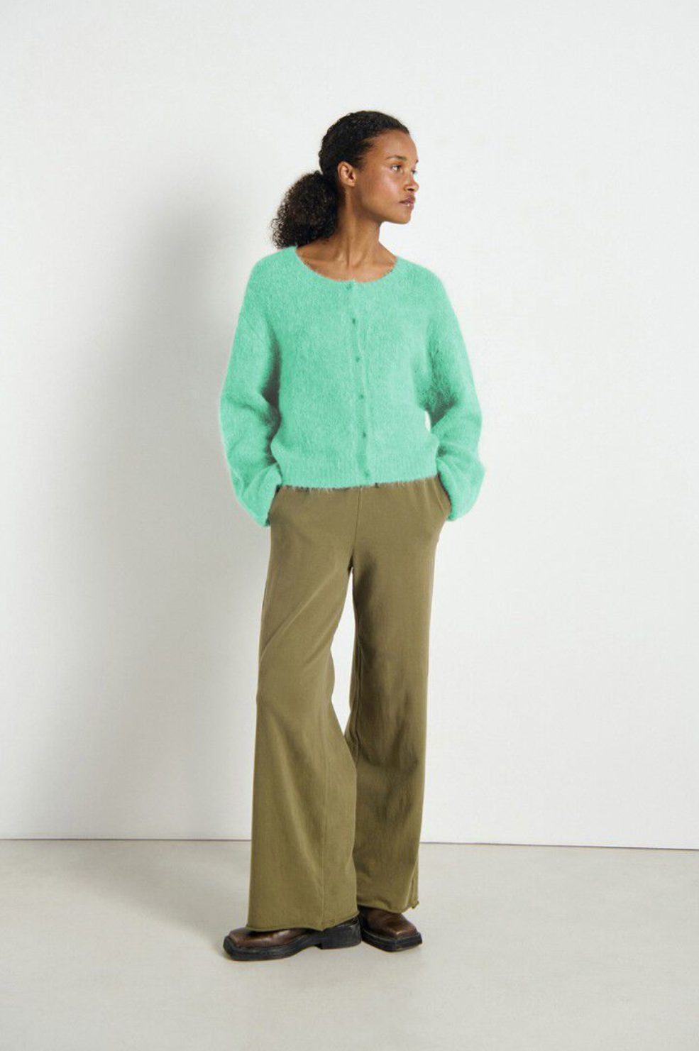 Niby Cardigan - Mint