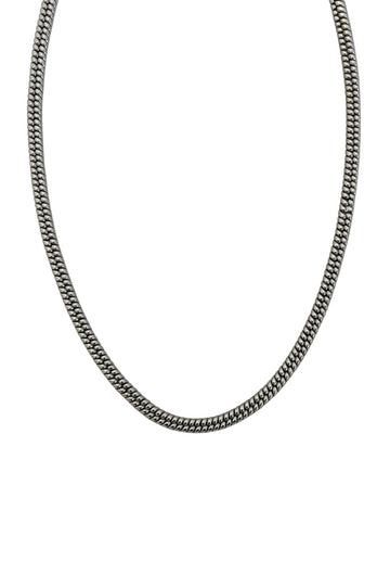 Snake Chain With XL Lobster Clasp - Silver