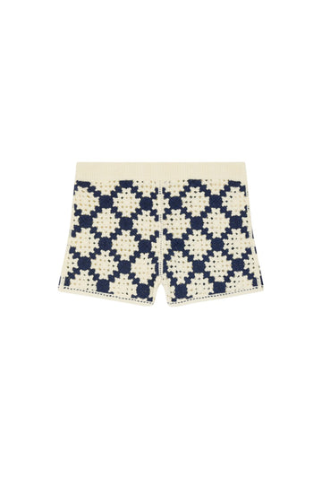 Byzance Shorts - Blue And White